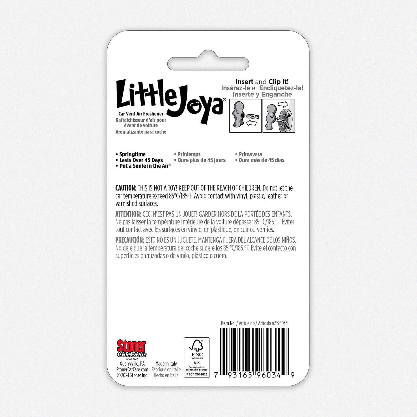 
                  
                    Little Joya Car Air Freshener (Springtime)
                  
                