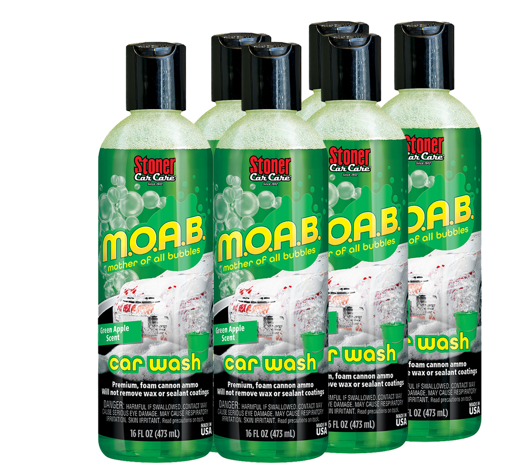 
                  
                    6 Pack of Green Apple Scented Mother Of All Bubbles (M.O.A.B.) Car Wash
                  
                